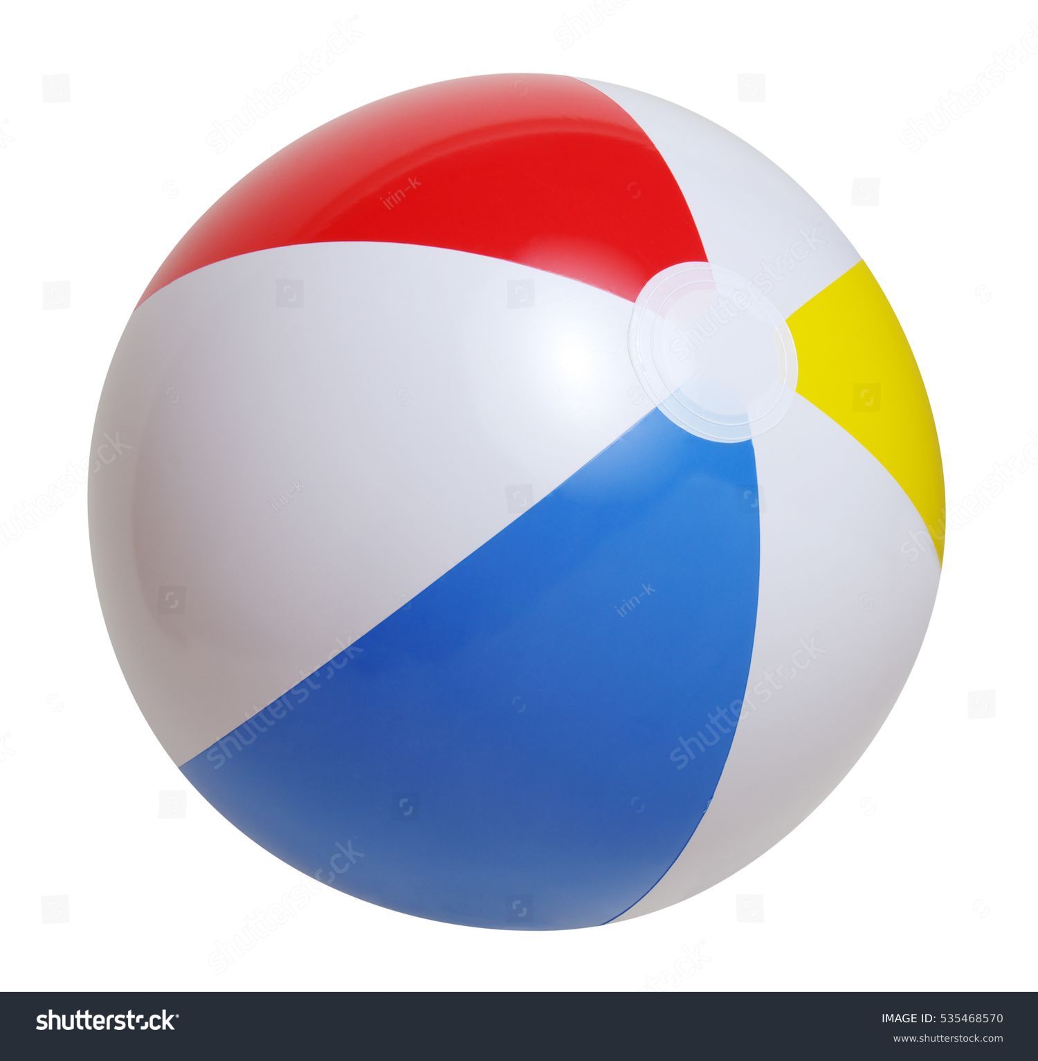 Beach ball isolated on a white background #535468570