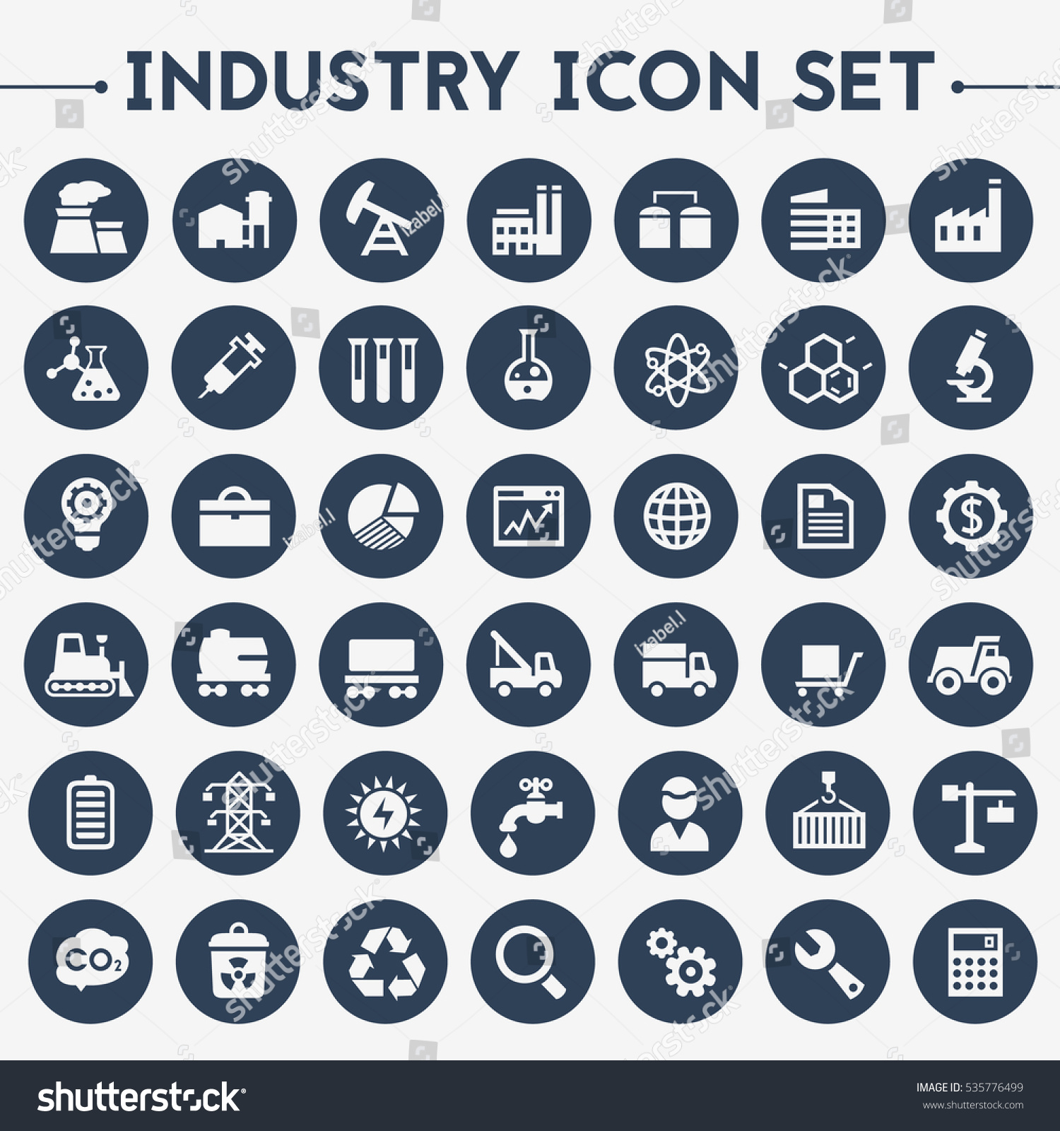 Big Industry icon set #535776499