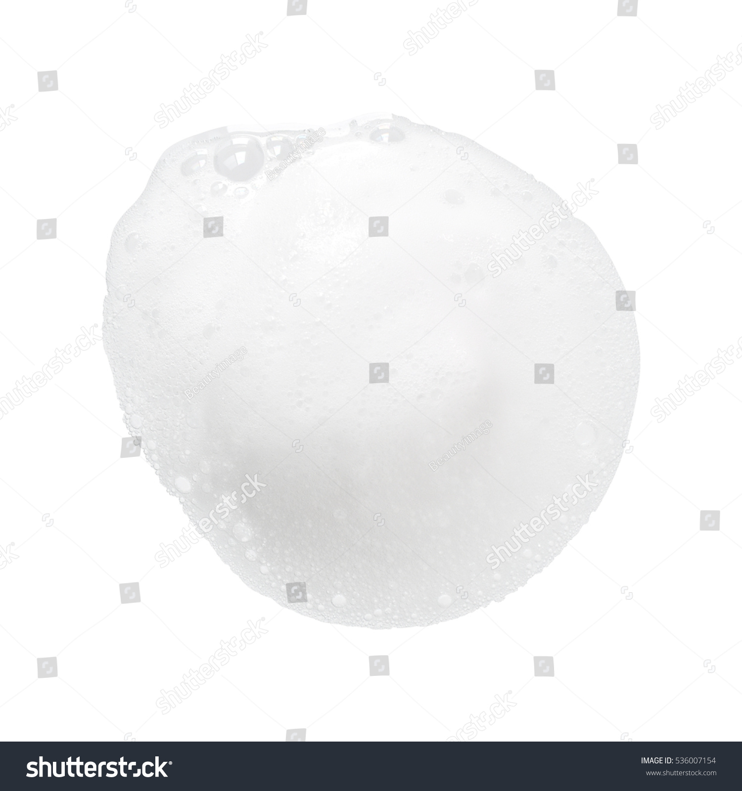 white foam bubbles texture isolated on white background #536007154