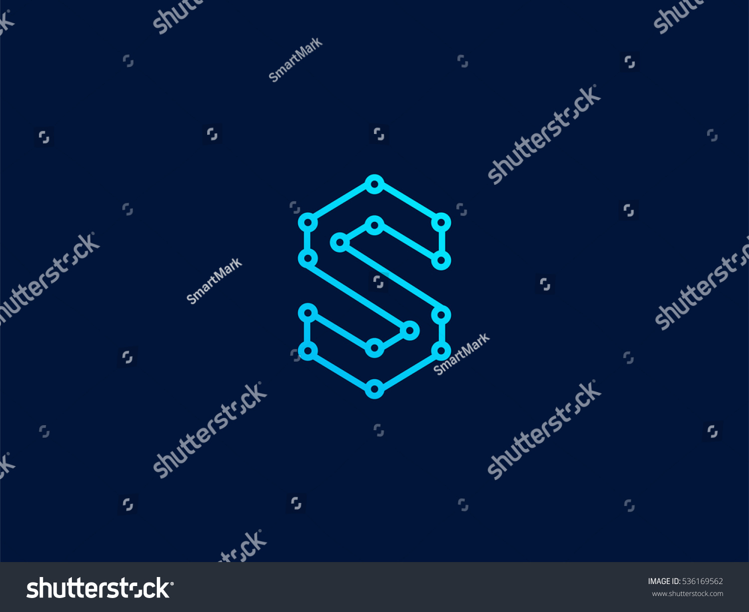 Letter S logo design concept formet by electric - Royalty Free Stock ...