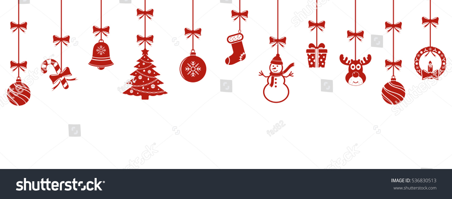 Christmas hanging ornaments background #536830513