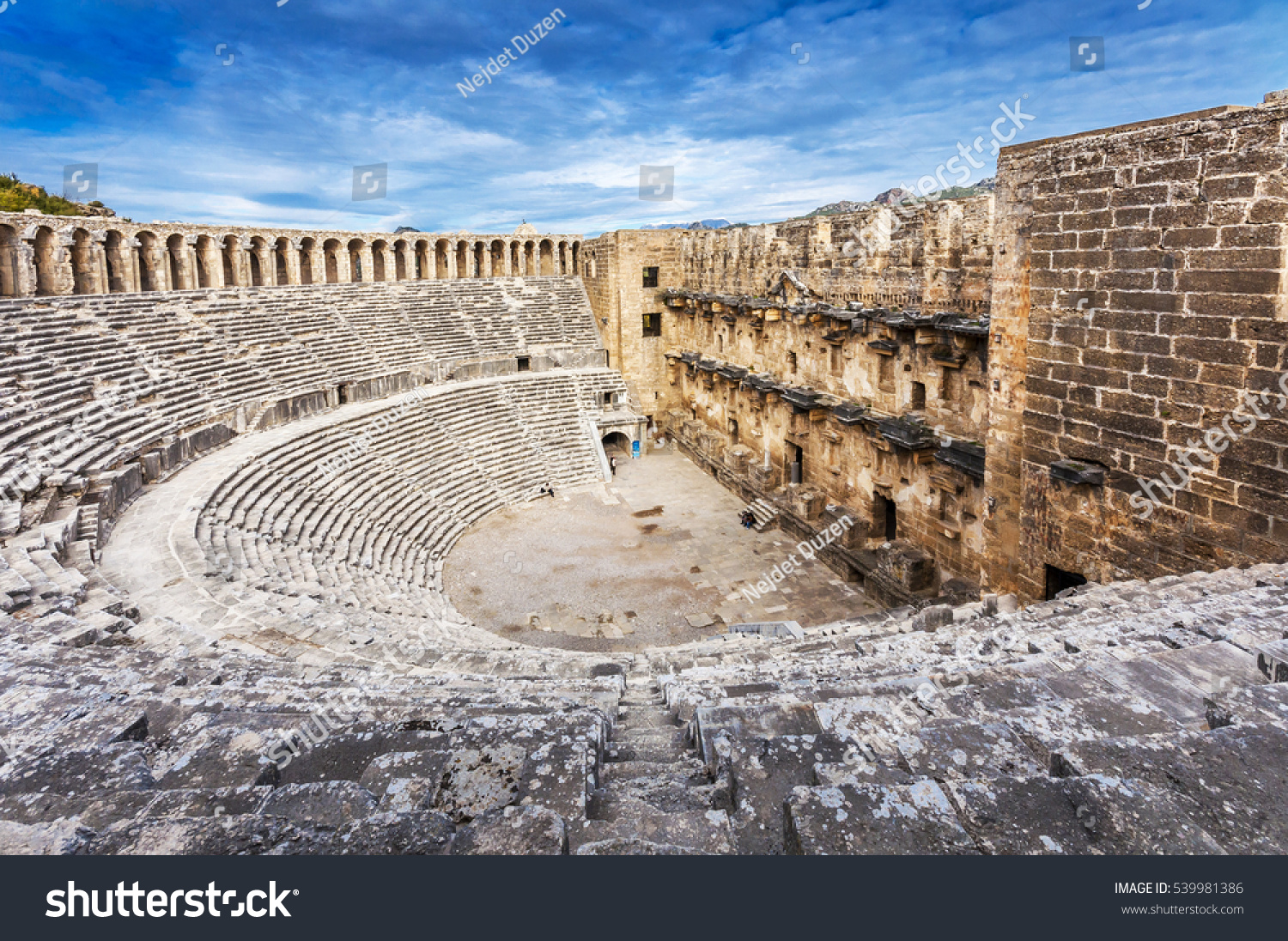 The Theatre of Aspendos Ancient City in Antalya #539981386