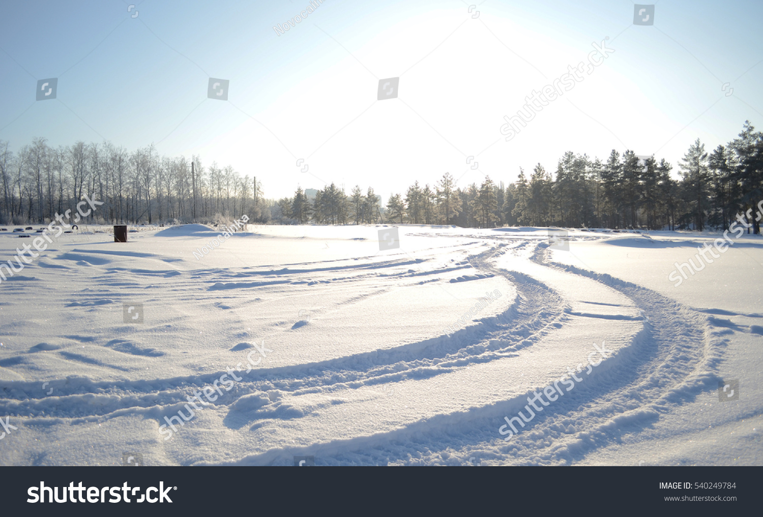 winter landscape. Siberia #540249784