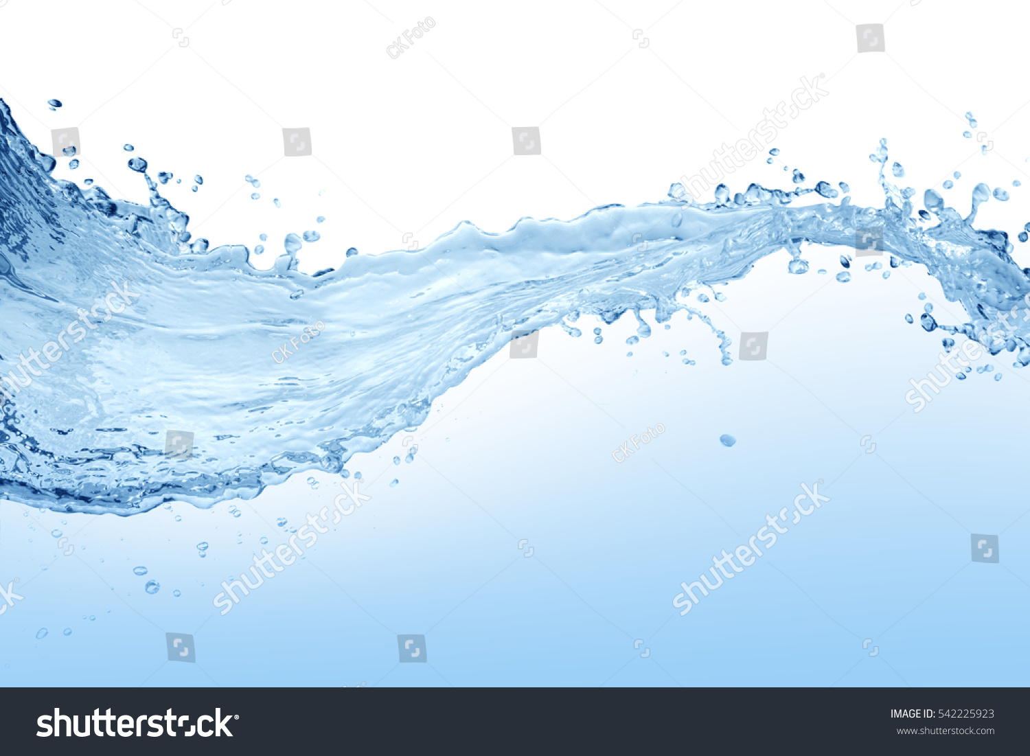 Water splash,water splash isolated on white background,water #542225923