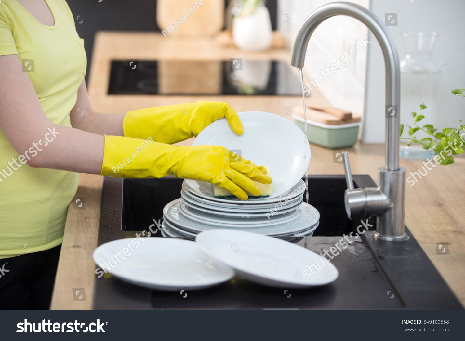 housework in the kitchen, dishwasher

 #549109558