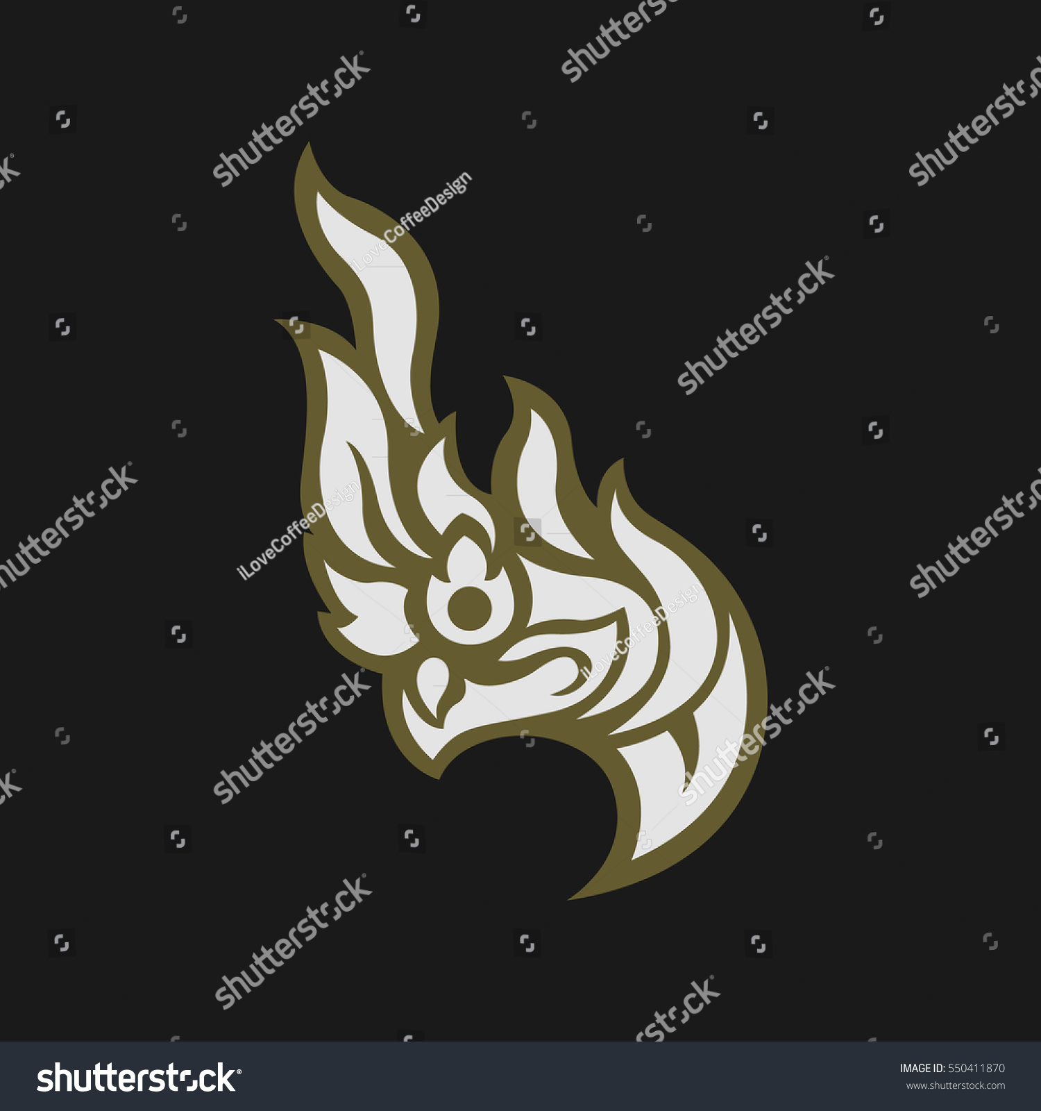 Dlogo in traditional Thai art, Naga Thai dragon - Royalty Free Stock ...