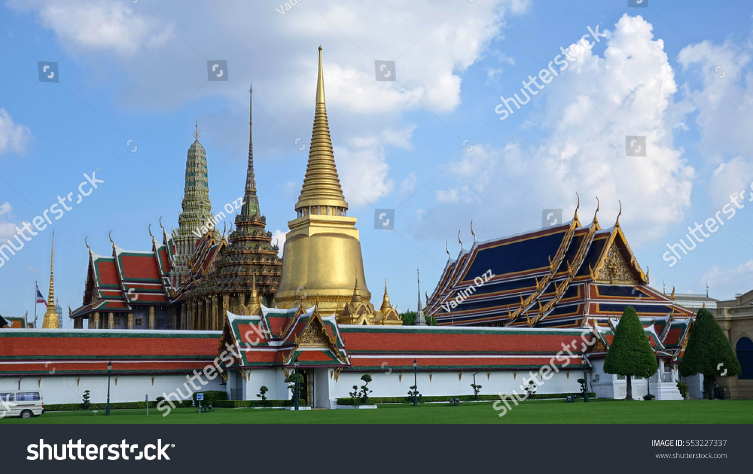 The Grand Palace is a complex of buildings at the heart of Bangkok, Thailand. It's the one of the most popular tourist attractions in Thailand.                        #553227337