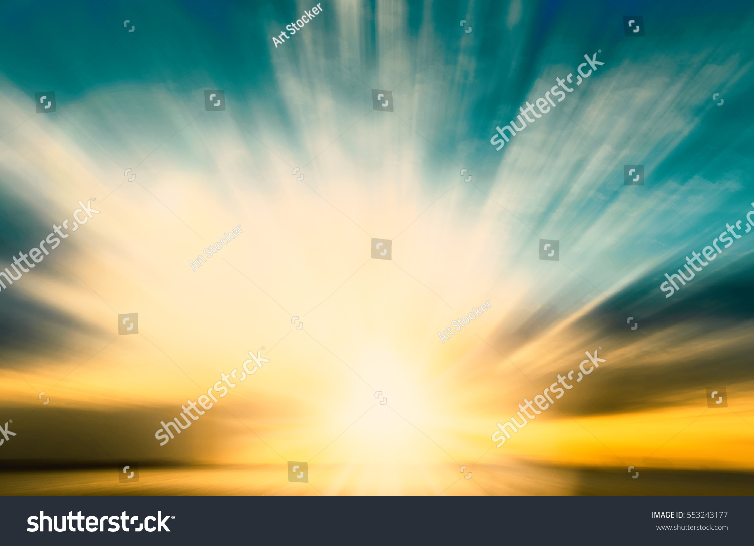 Magic blur bokeh nature morning sunshine on summer sky background concept - peaceful event christian religion, love holy spirit faith, people hope in easter, scenery of ramadan peace sunset technology #553243177