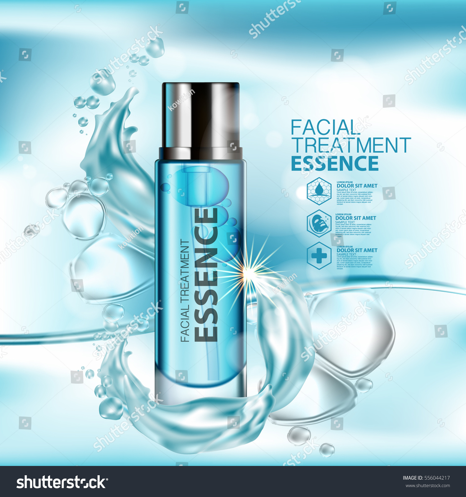 Facial Treatment Essence Skin Care Cosmetic. #556044217