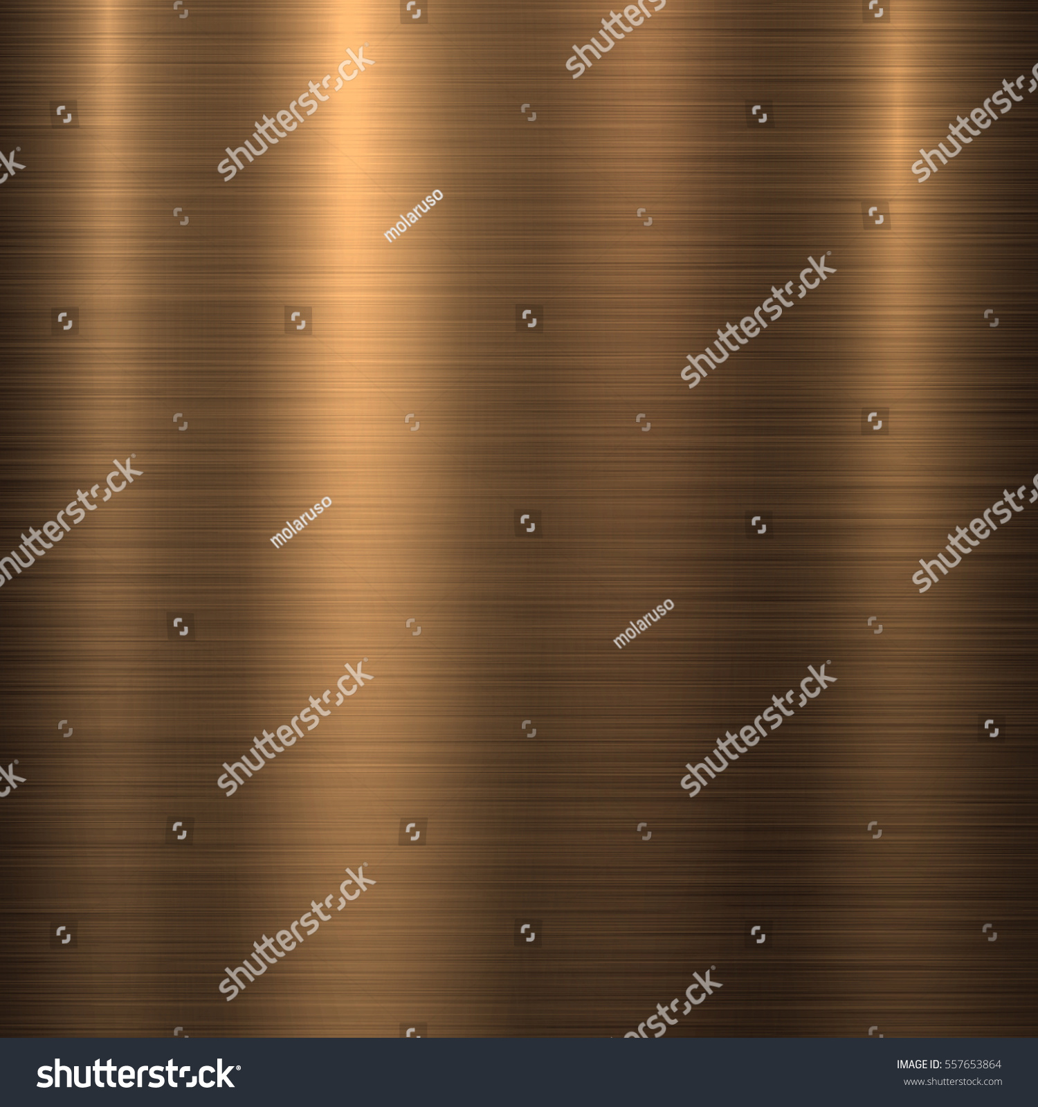 Bronze metal technology background with polished, brushed metal texture, chrome, silver, steel, aluminum, copper for design concepts, web, prints, posters, wallpapers, interfaces. Vector illustration. #557653864
