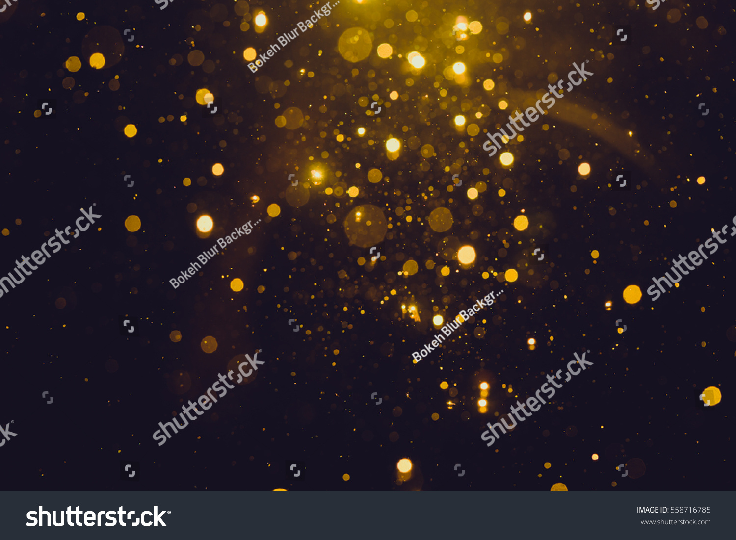 Gold abstract bokeh background #558716785