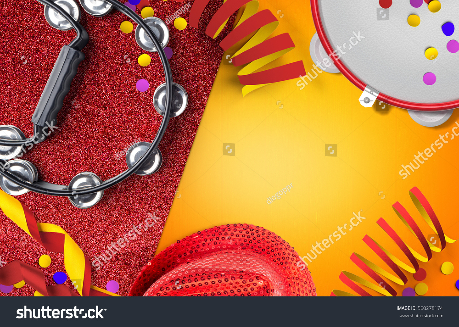 Carnaval background with space for text #560278174