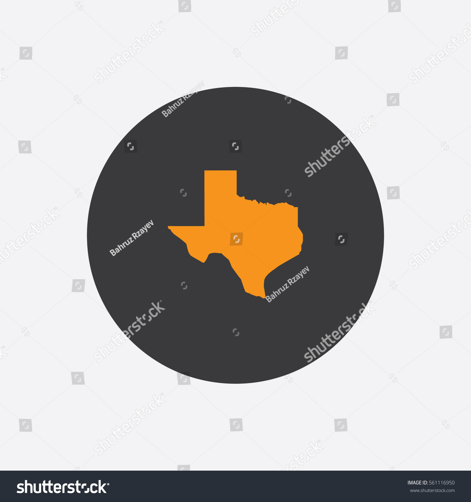 Map Of Texas Vector Illustration Royalty Free Stock Vector 561116950 2781