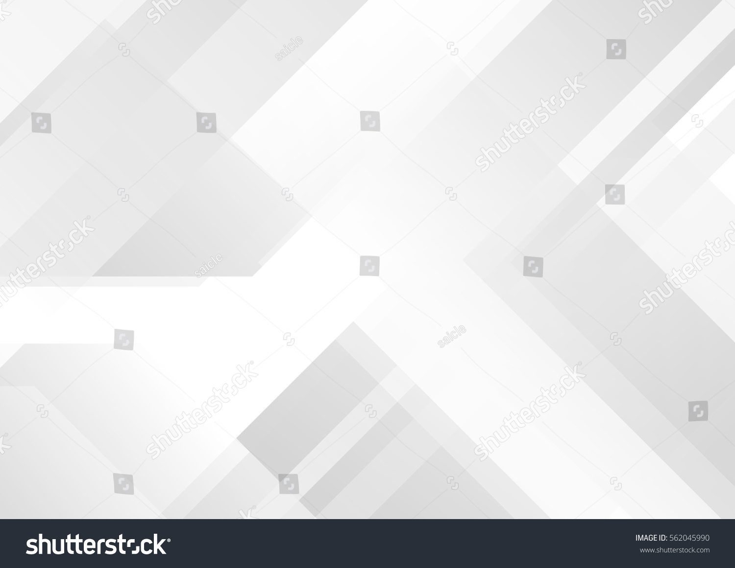 Abstract grey and white tech geometric corporate design background  eps 10 #562045990
