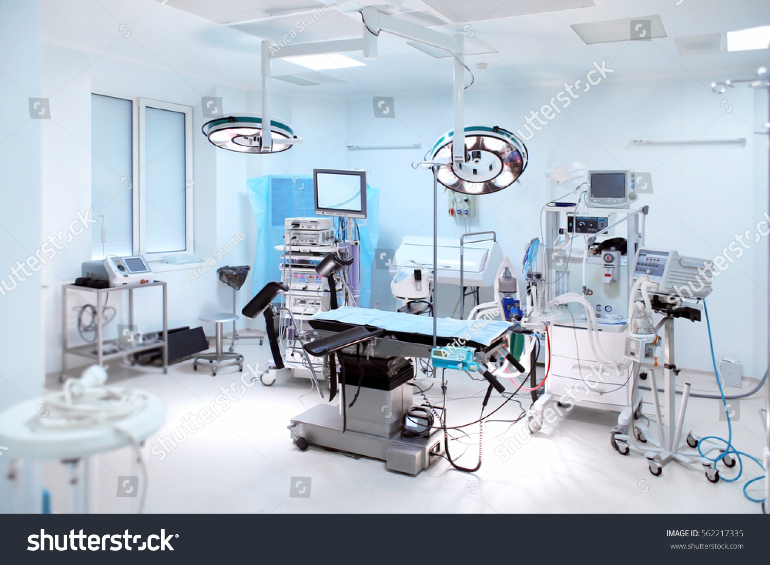 Interior of operating room in modern clinic #562217335