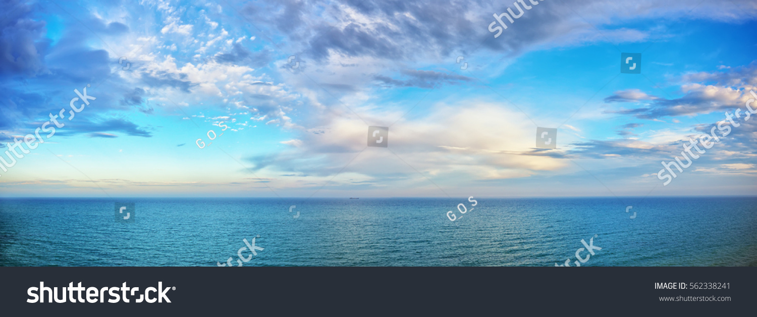 beautiful seascape panorama. Composition of nature #562338241