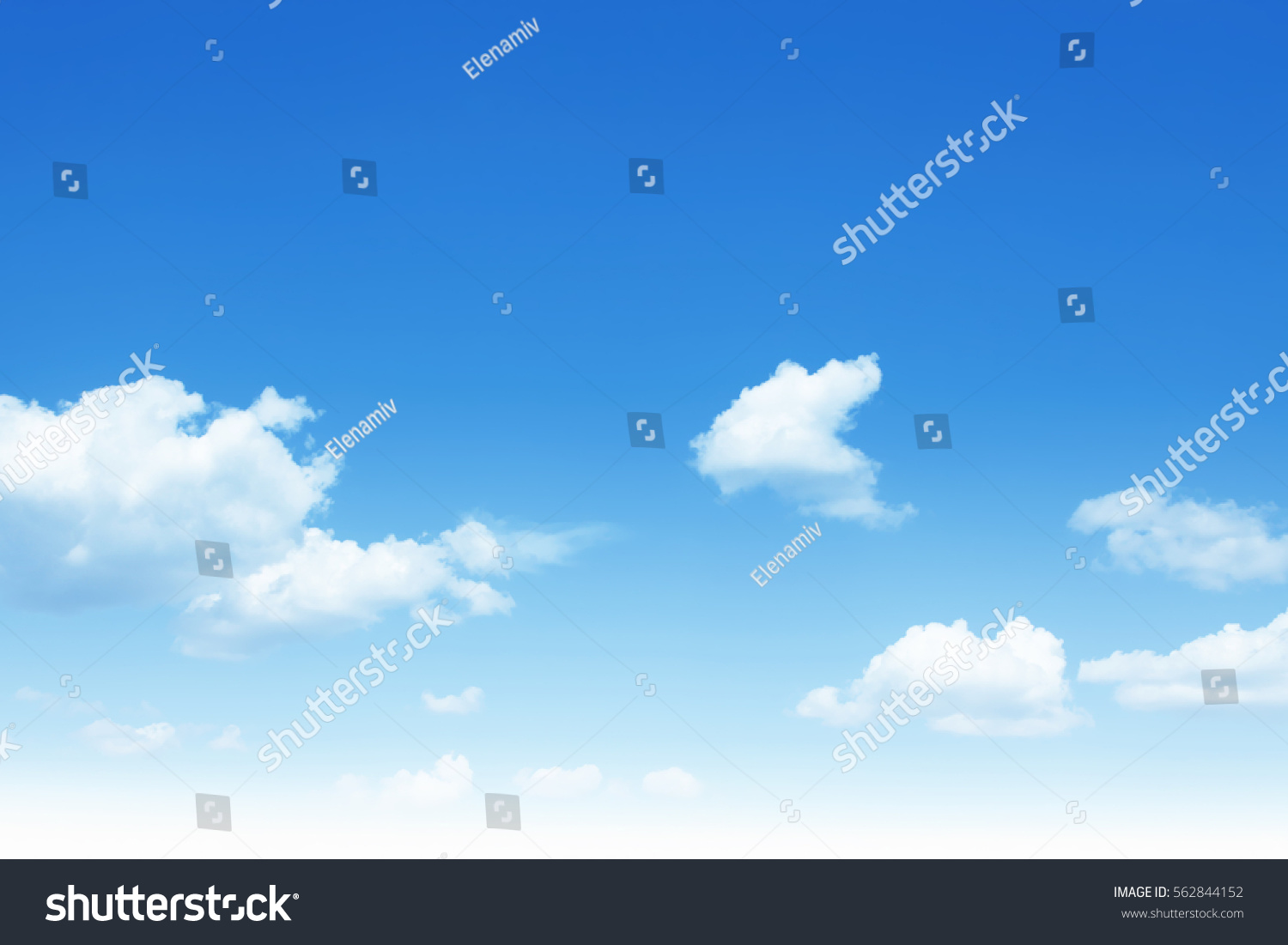 Blue sky with white clouds. #562844152