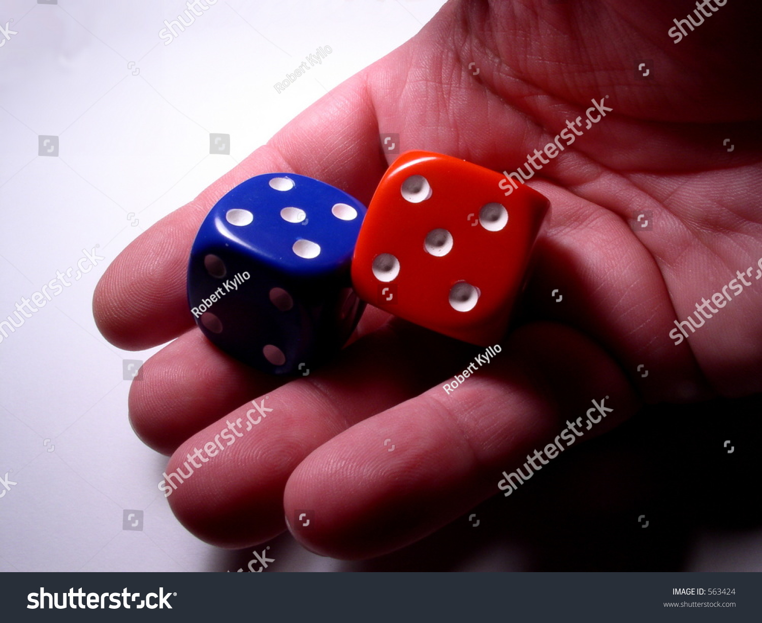 Big gamble symbolized by big dice #563424