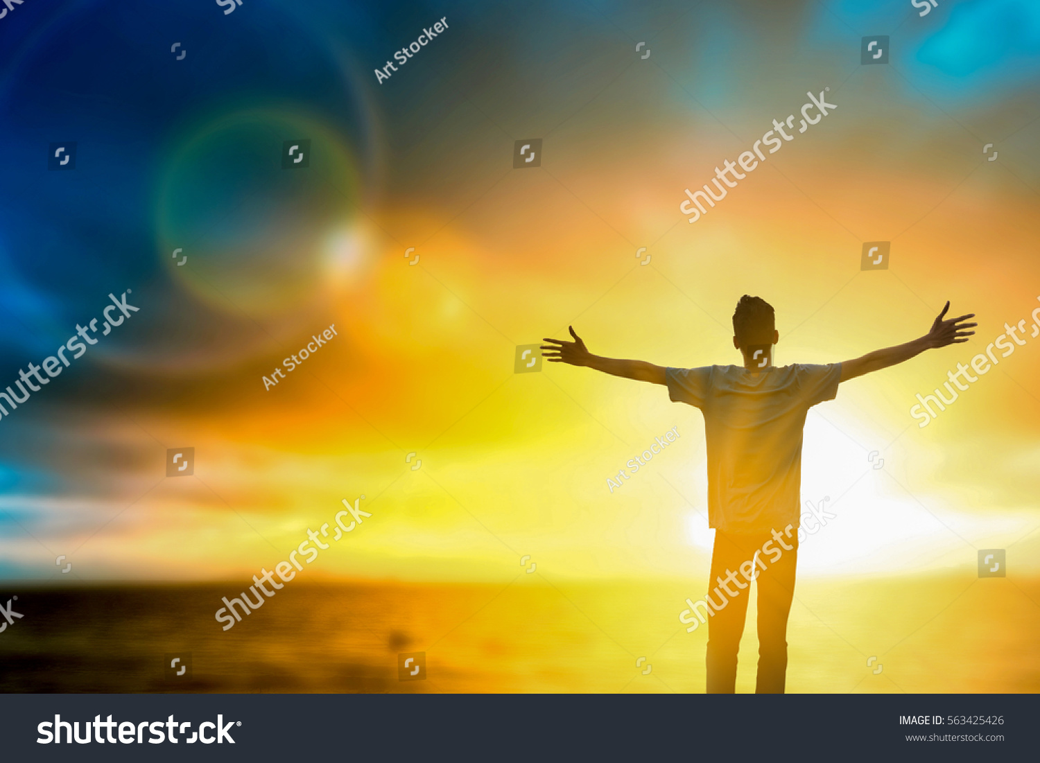 Male worship thought thinking positive cross passion reborn tomorrow ramadan. Christian praise God crucifix on bible day mission prayer travel financial fitness wellbing morning time homestay concept #563425426