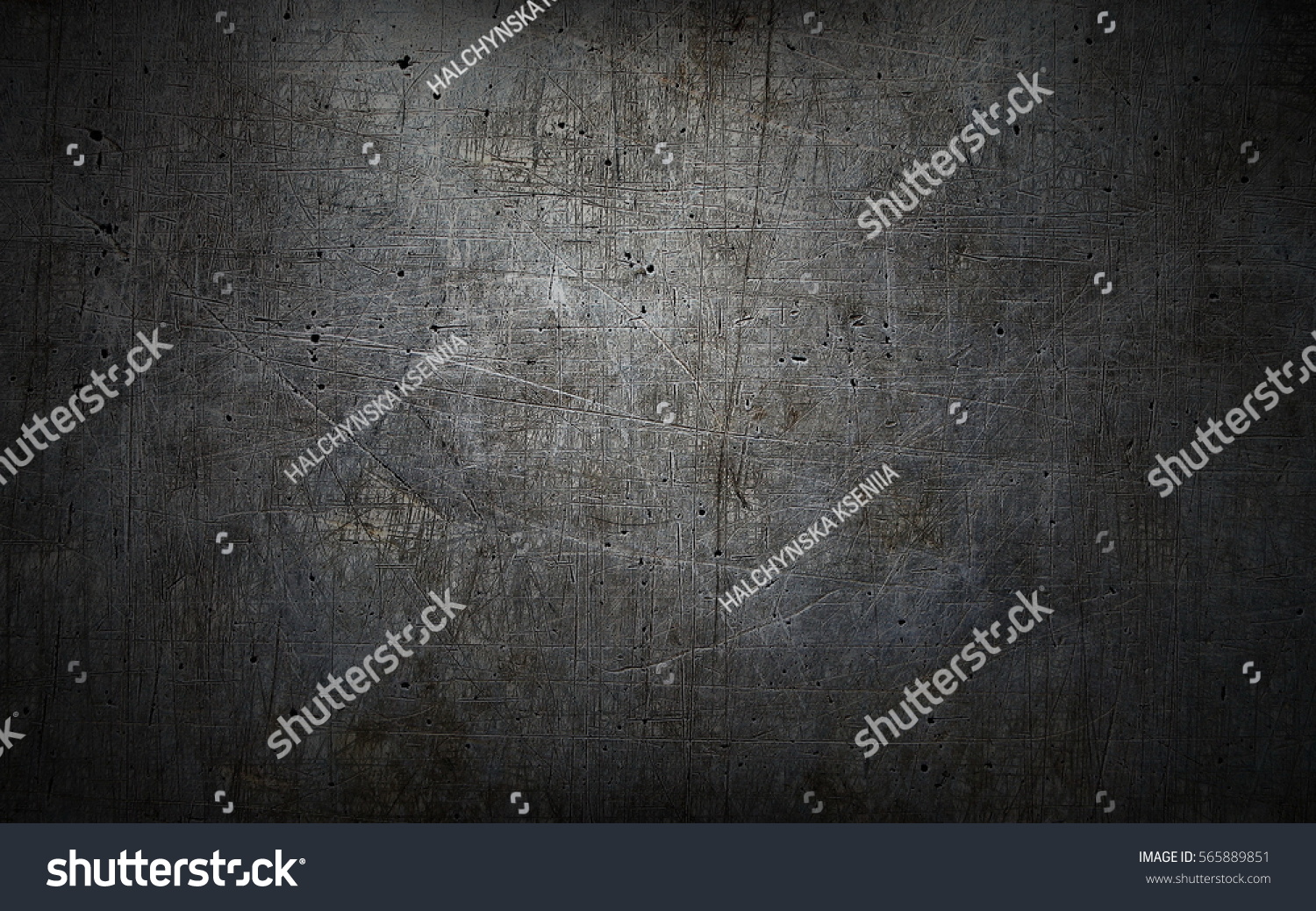 Grey grunge metal textured wall background #565889851