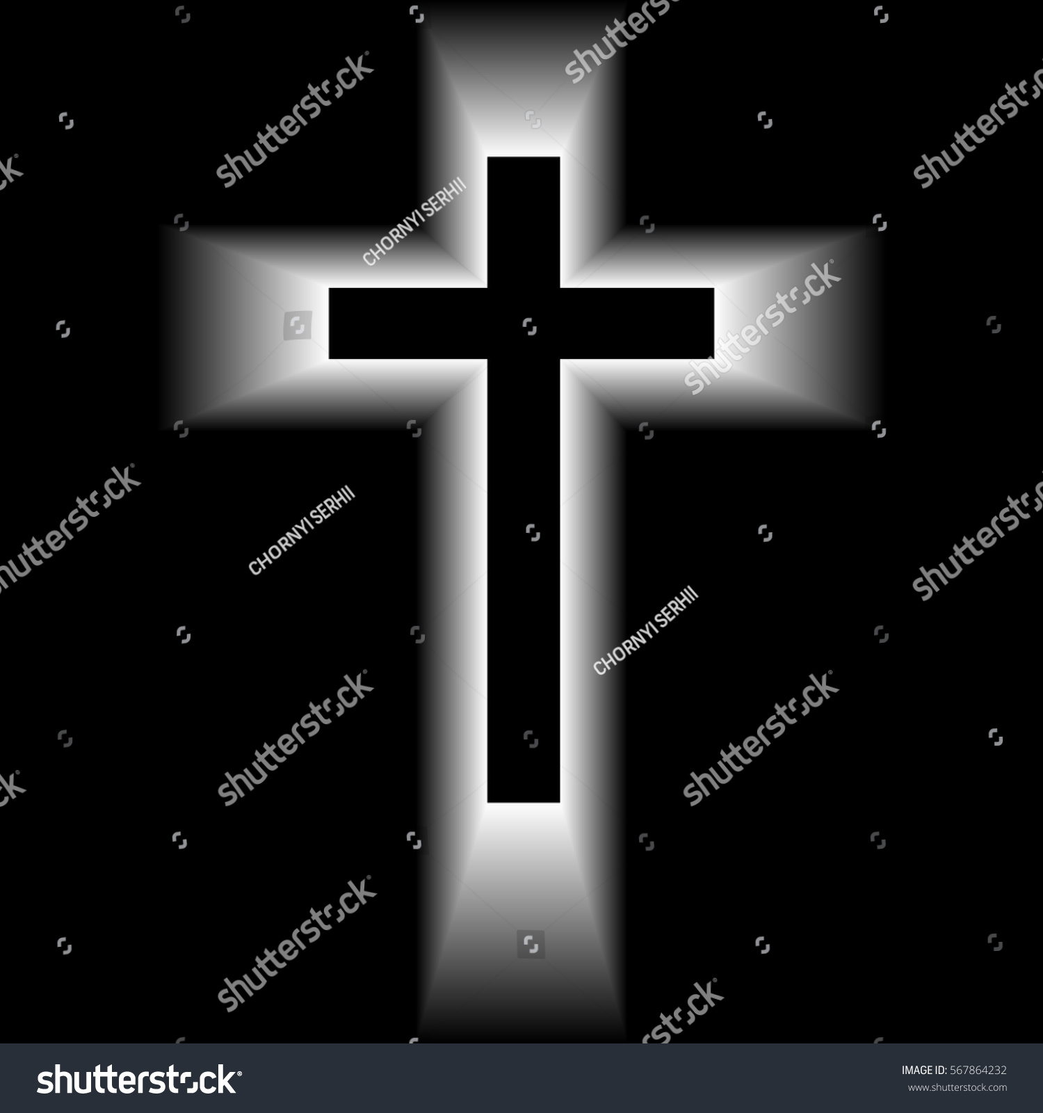 Abstract cross. Abstract background. gradient. #567864232