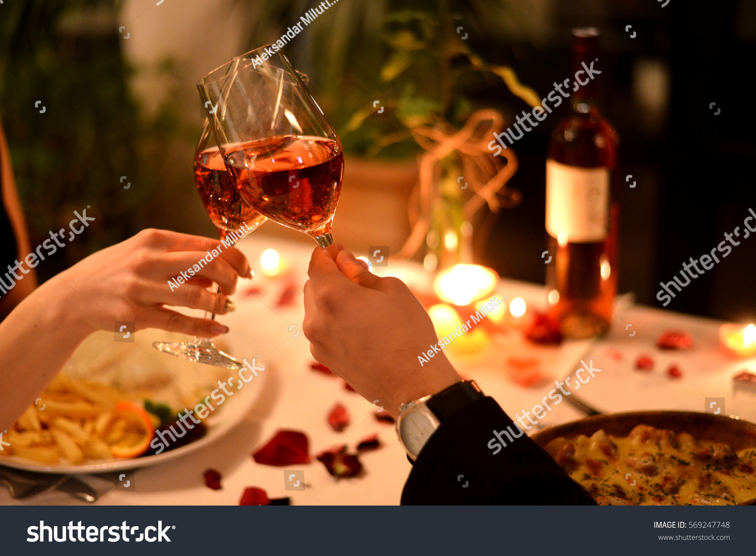 Romantic dinner  #569247748