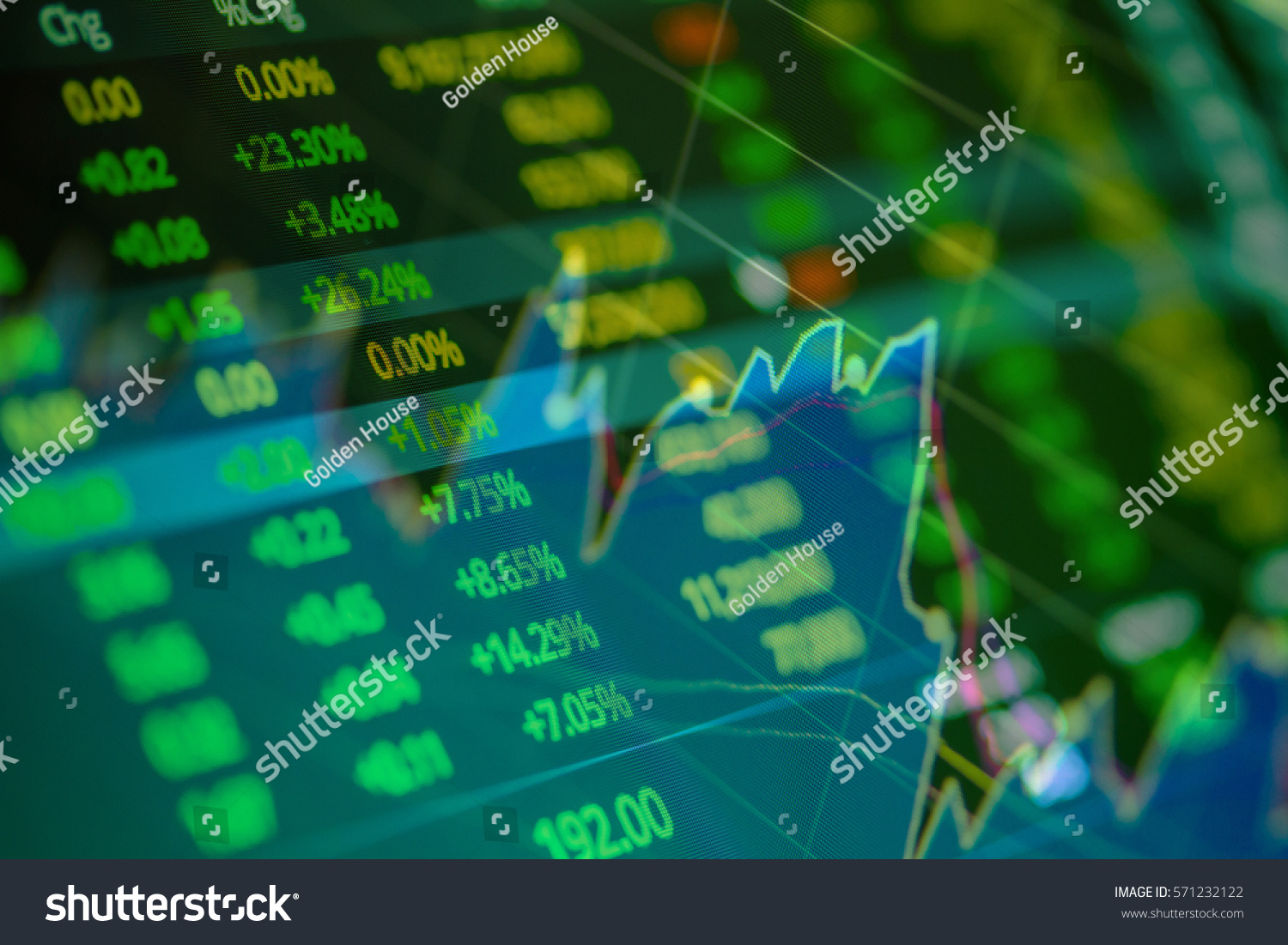 Stock Exchange Board Background #571232122