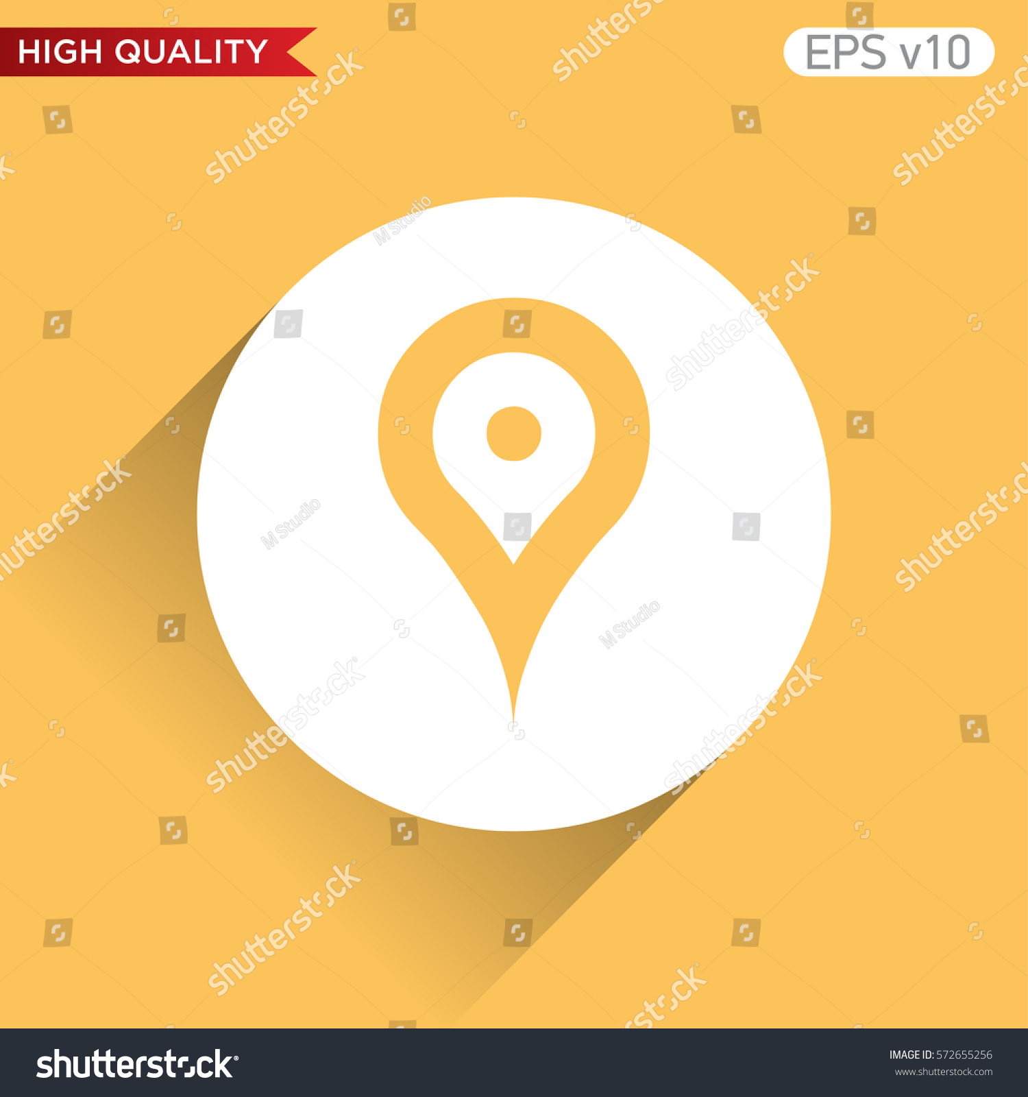 Geo tag icon. Button with geo tag icon. Modern - Royalty Free Stock ...