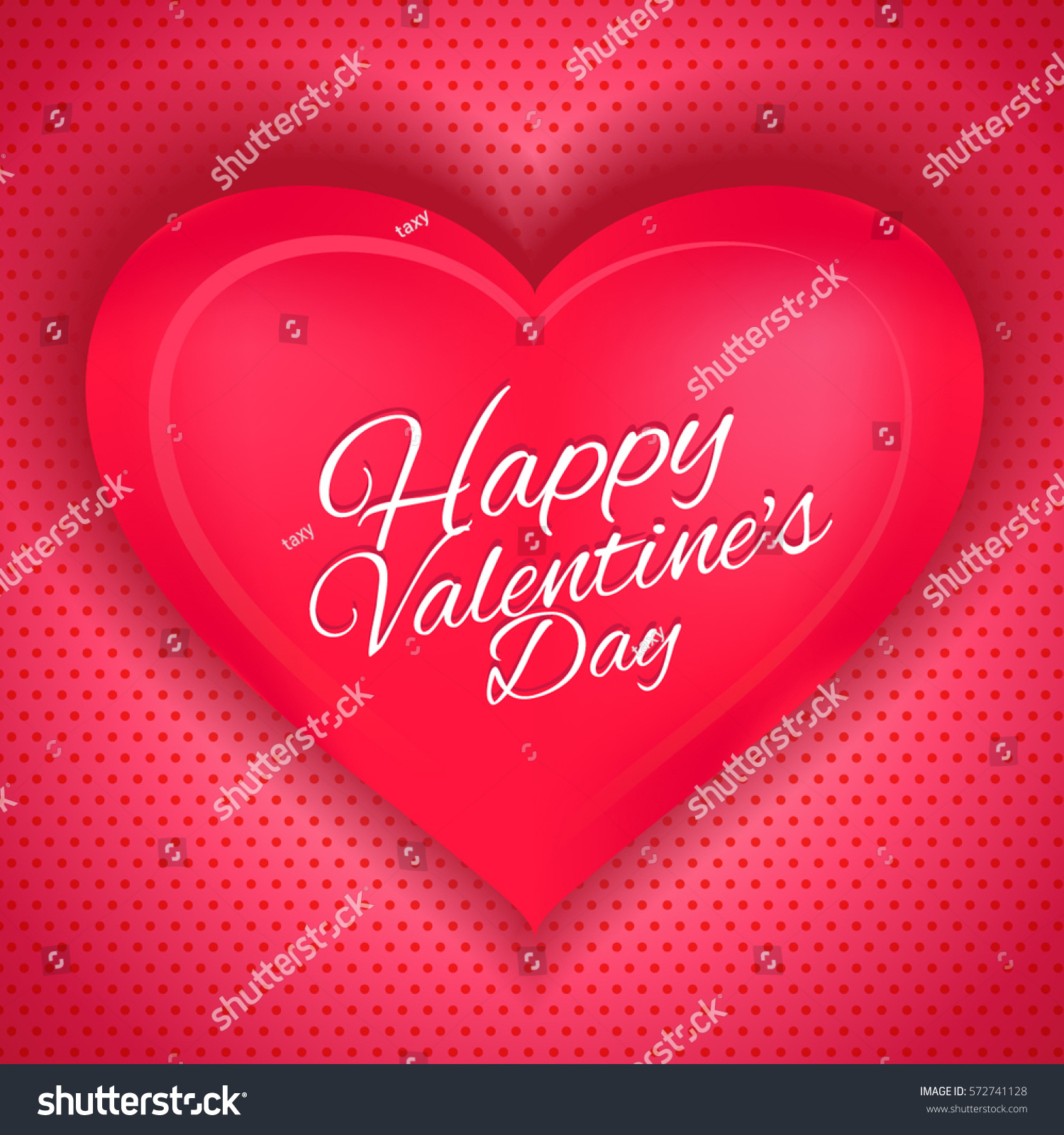 happy valentine's day pink love illustration vector  #572741128