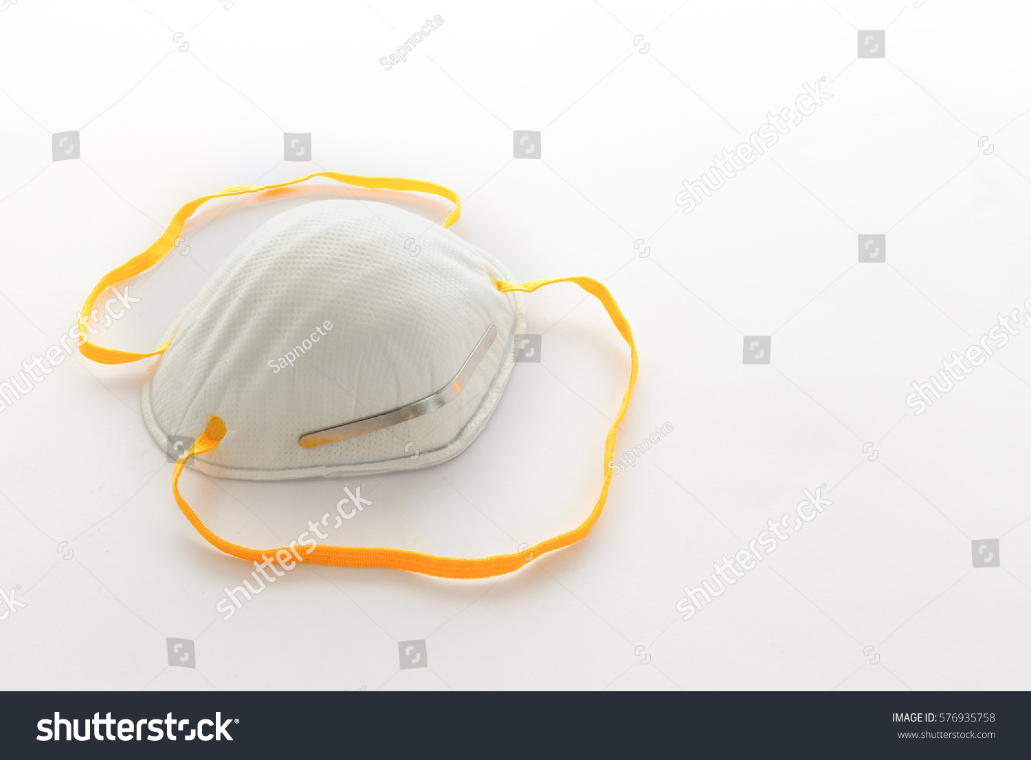Protective face mask on a white background #576935758