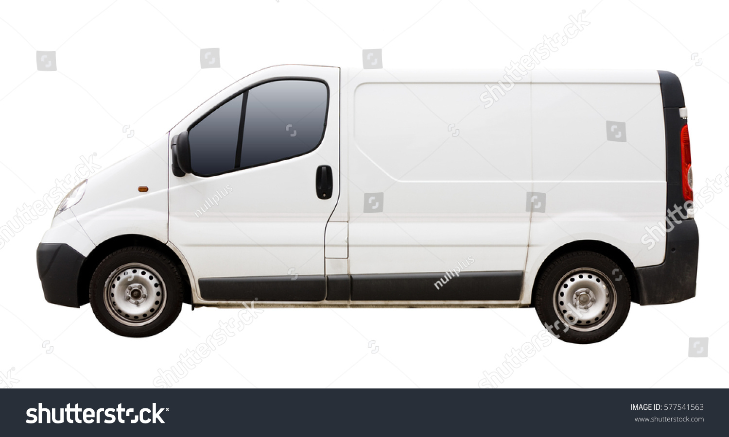 Isolated Delivery Van #577541563