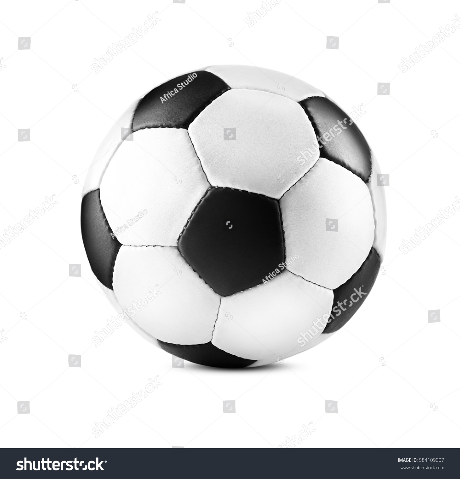Soccer ball, isolated on white #584109007