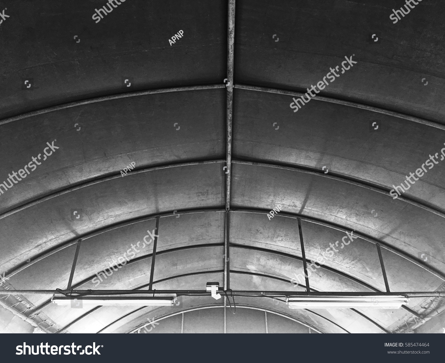 The Dome Roof With Canvas Curve Shape. #585474464