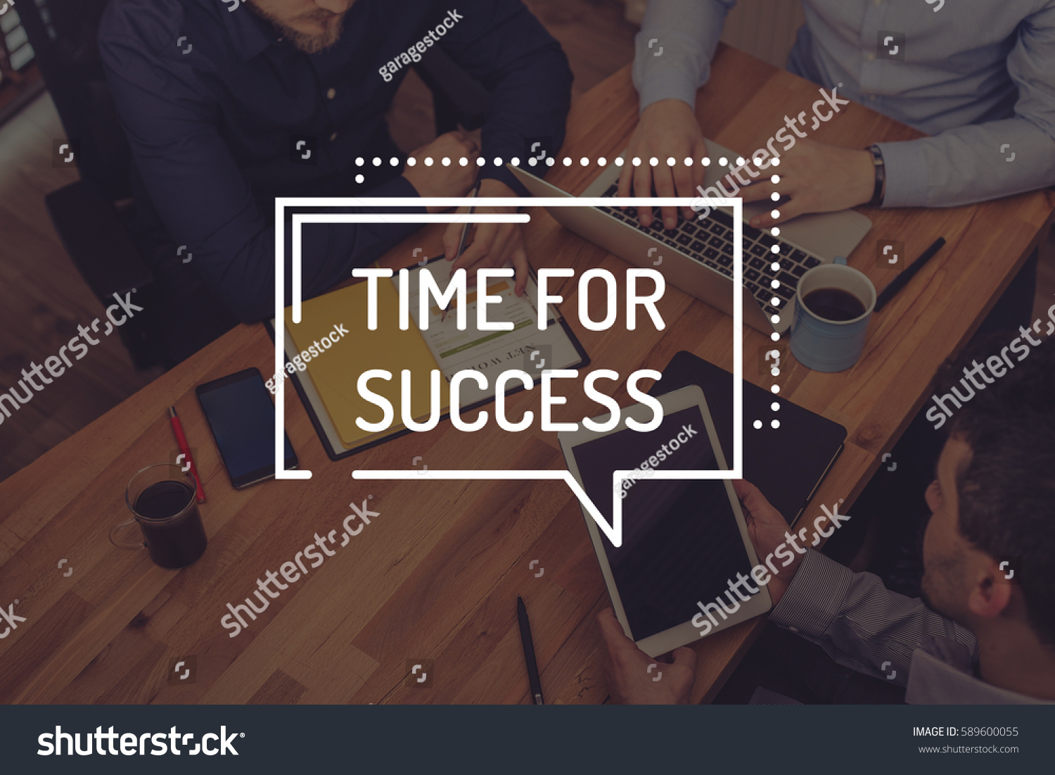 TIME FOR SUCCESS CONCEPT #589600055