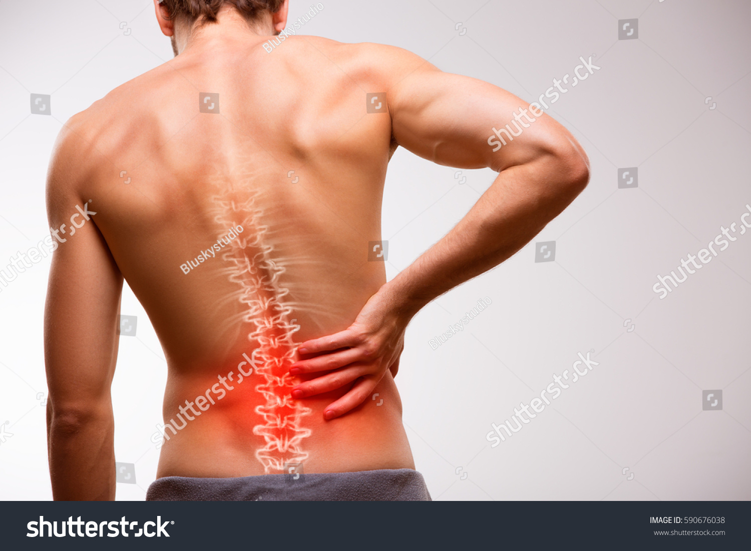 Lower back pain #590676038