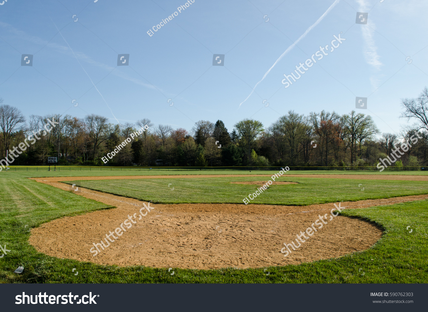 Baseball field. #590762303