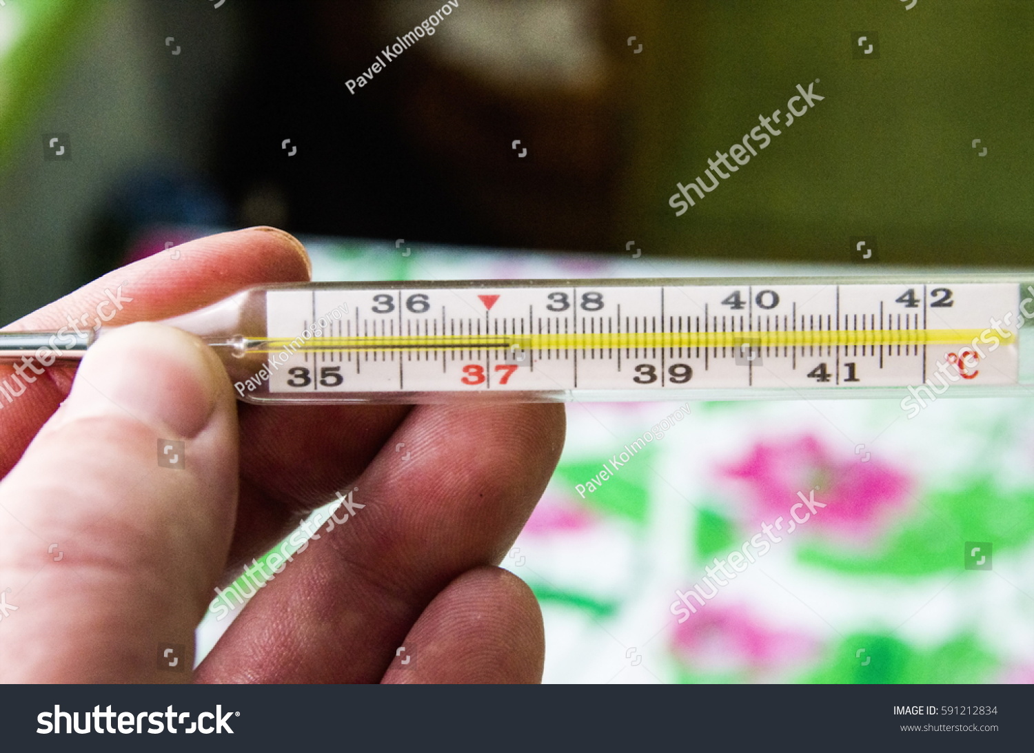 Thermometer Body Temperature Of 37 2 Celsius Royalty Free Stock Photo Avopix Com