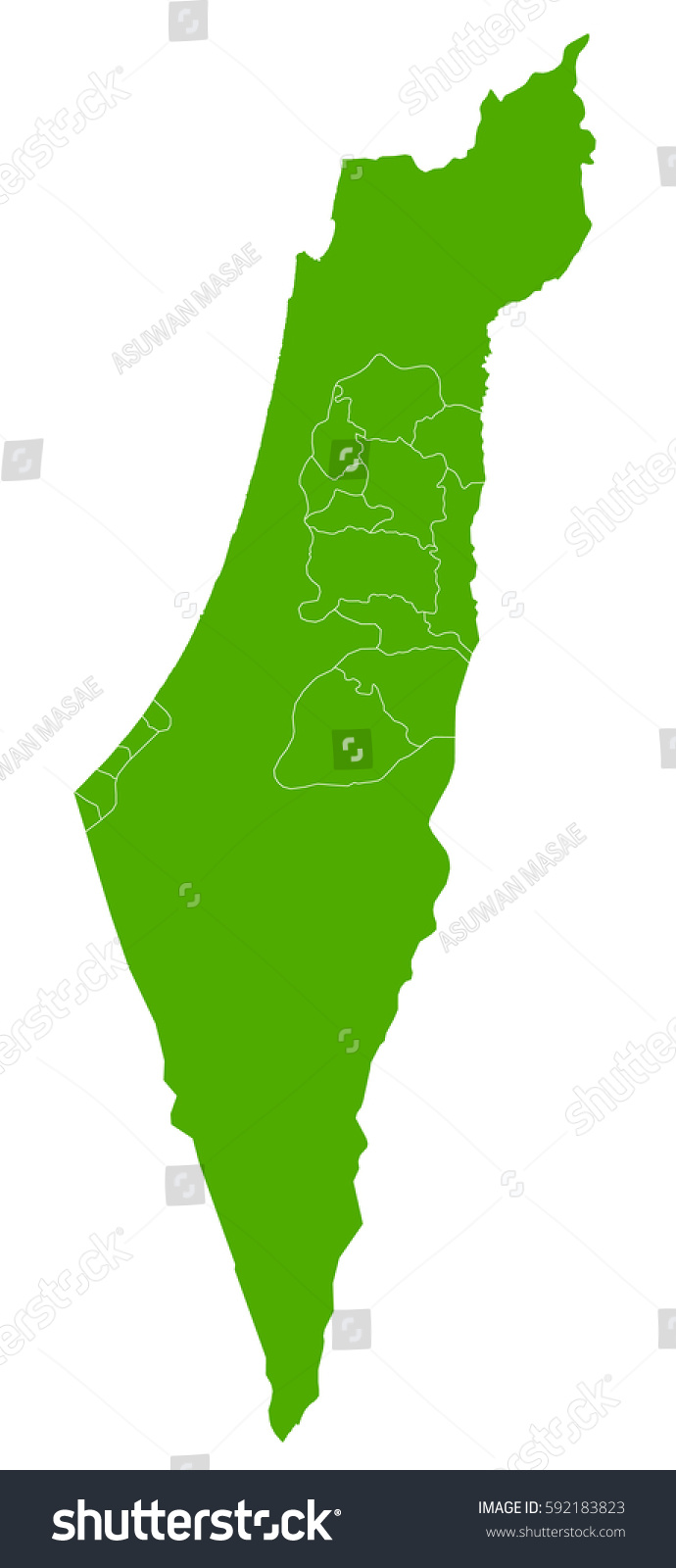 palestine green map - Royalty Free Stock Vector 592183823 - Avopix.com