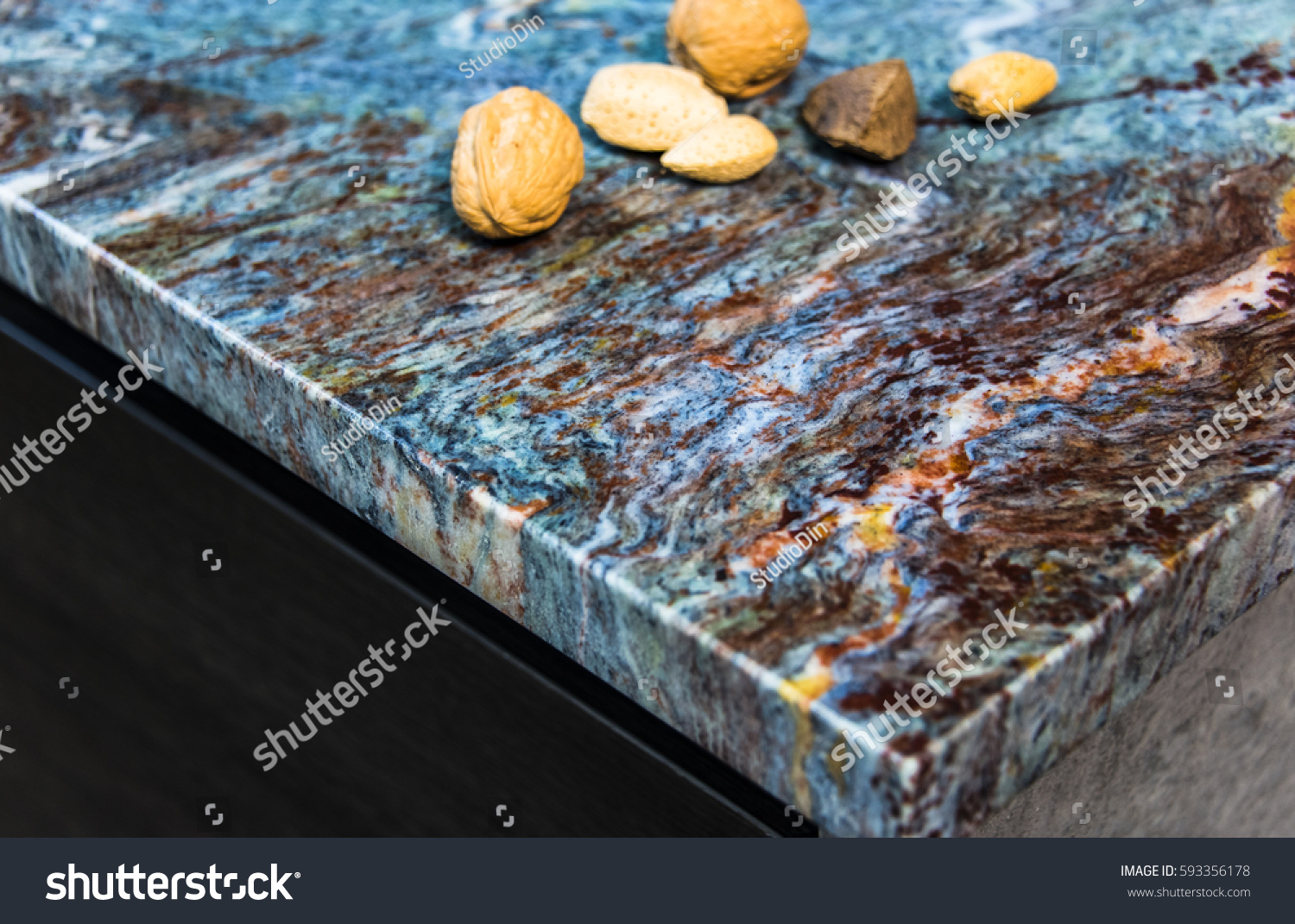 Kitchen countertops granite, marble worktops, quartz counter #593356178
