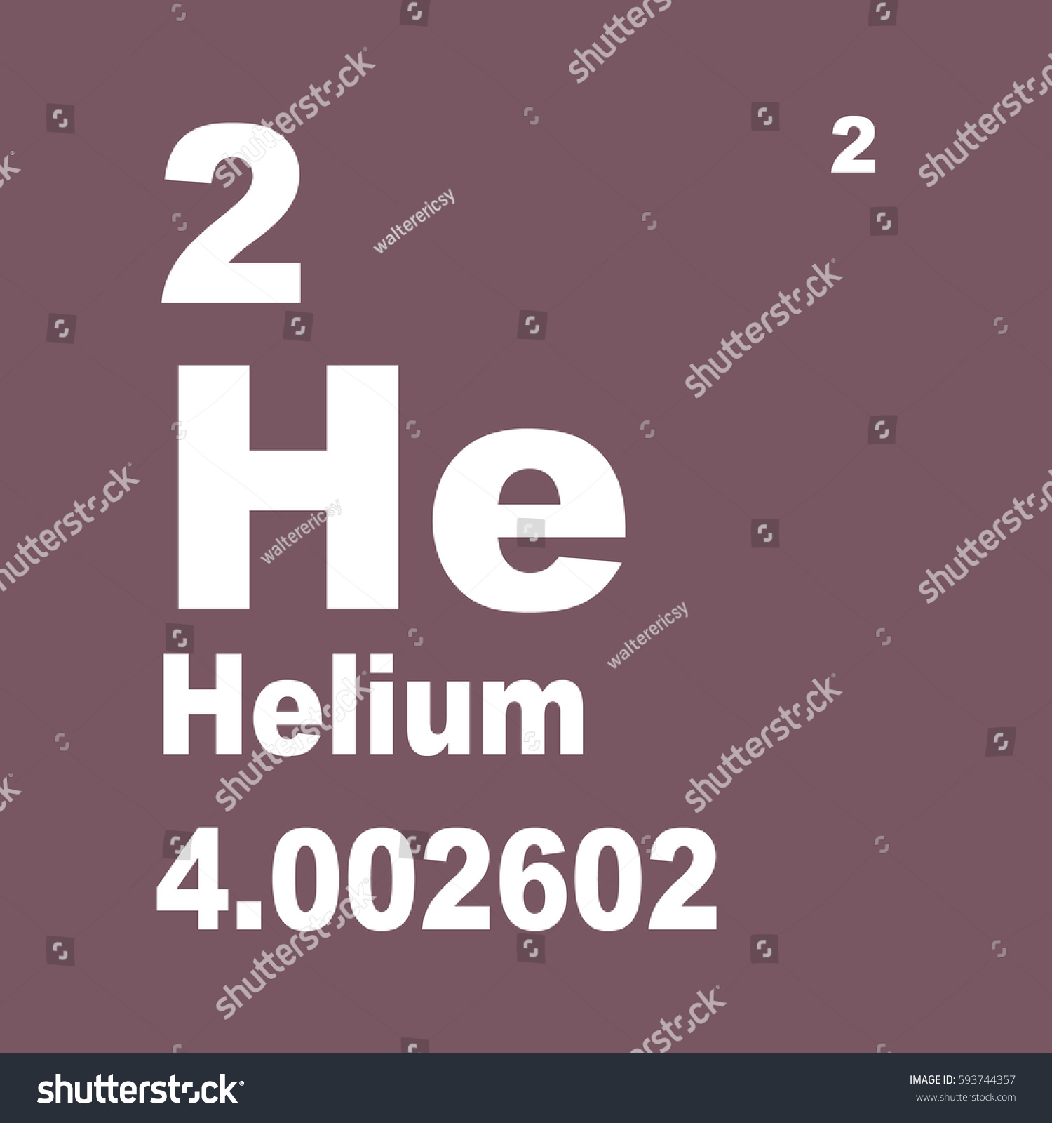 Helium Periodic Table of Elements - Royalty Free Stock Photo 593744357 ...