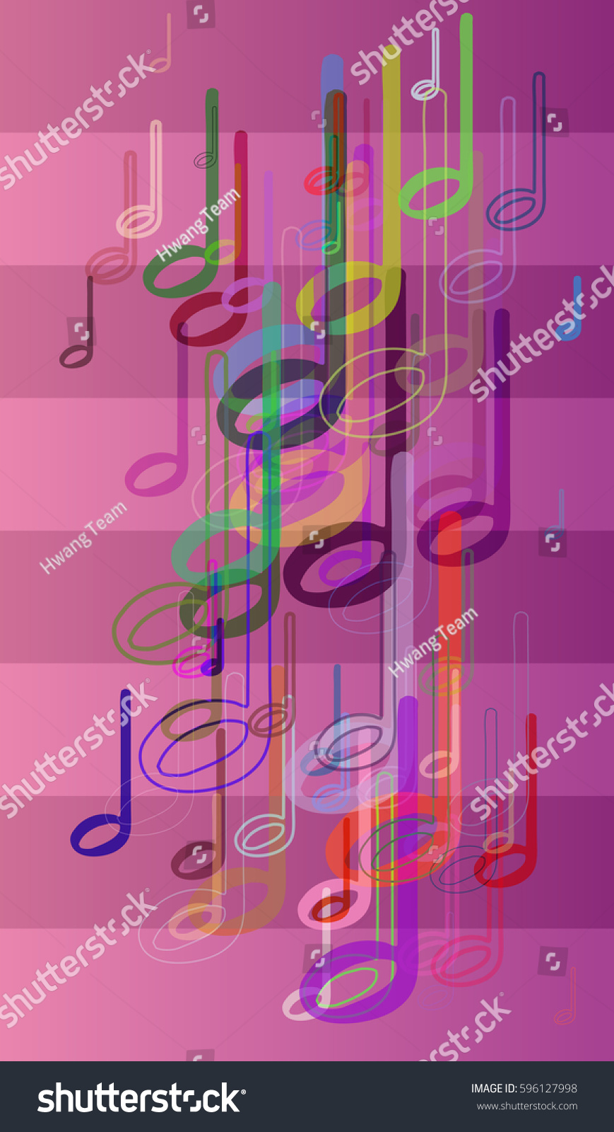 musical note template pattern #596127998