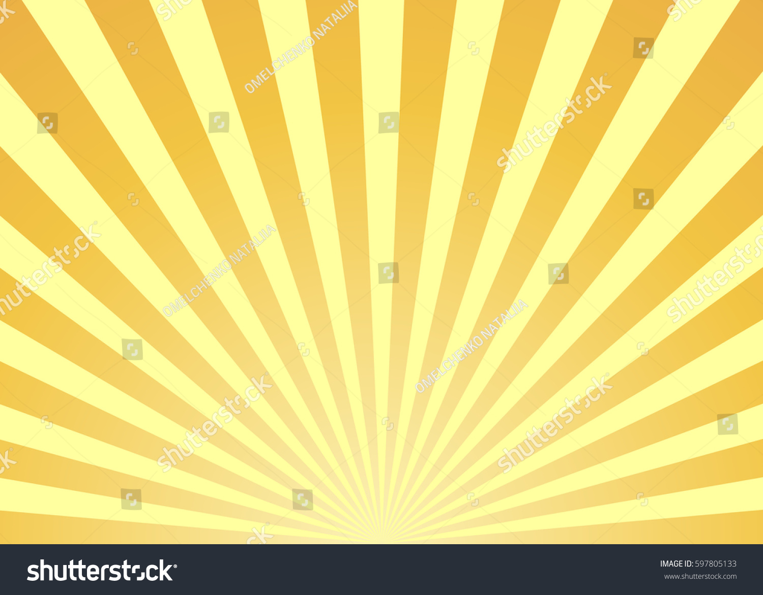 Abstract yellow sun rays background #597805133