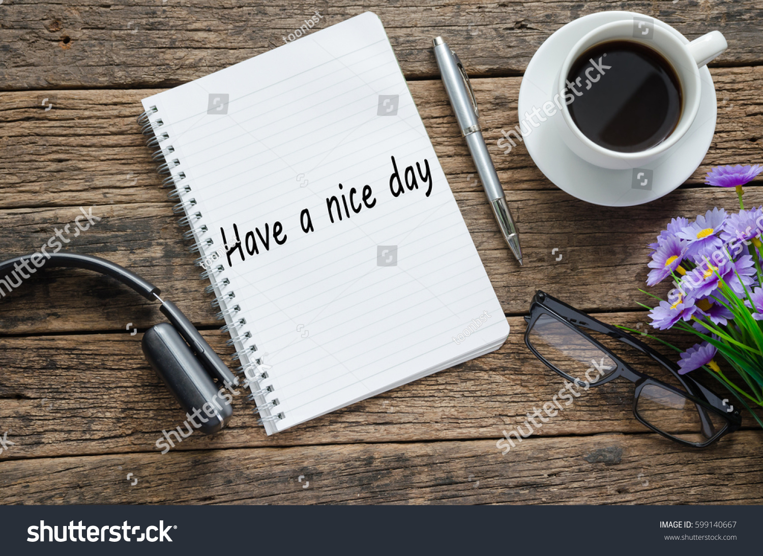 Have a nice day concept business #599140667