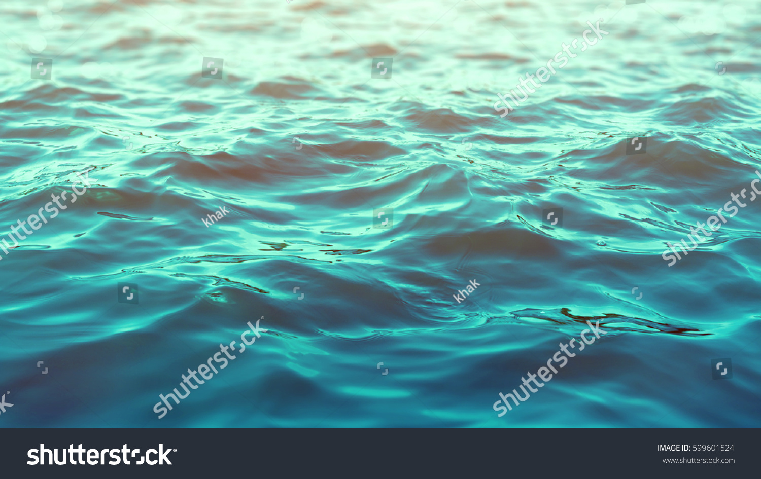 Abstract blue water sea for background #599601524