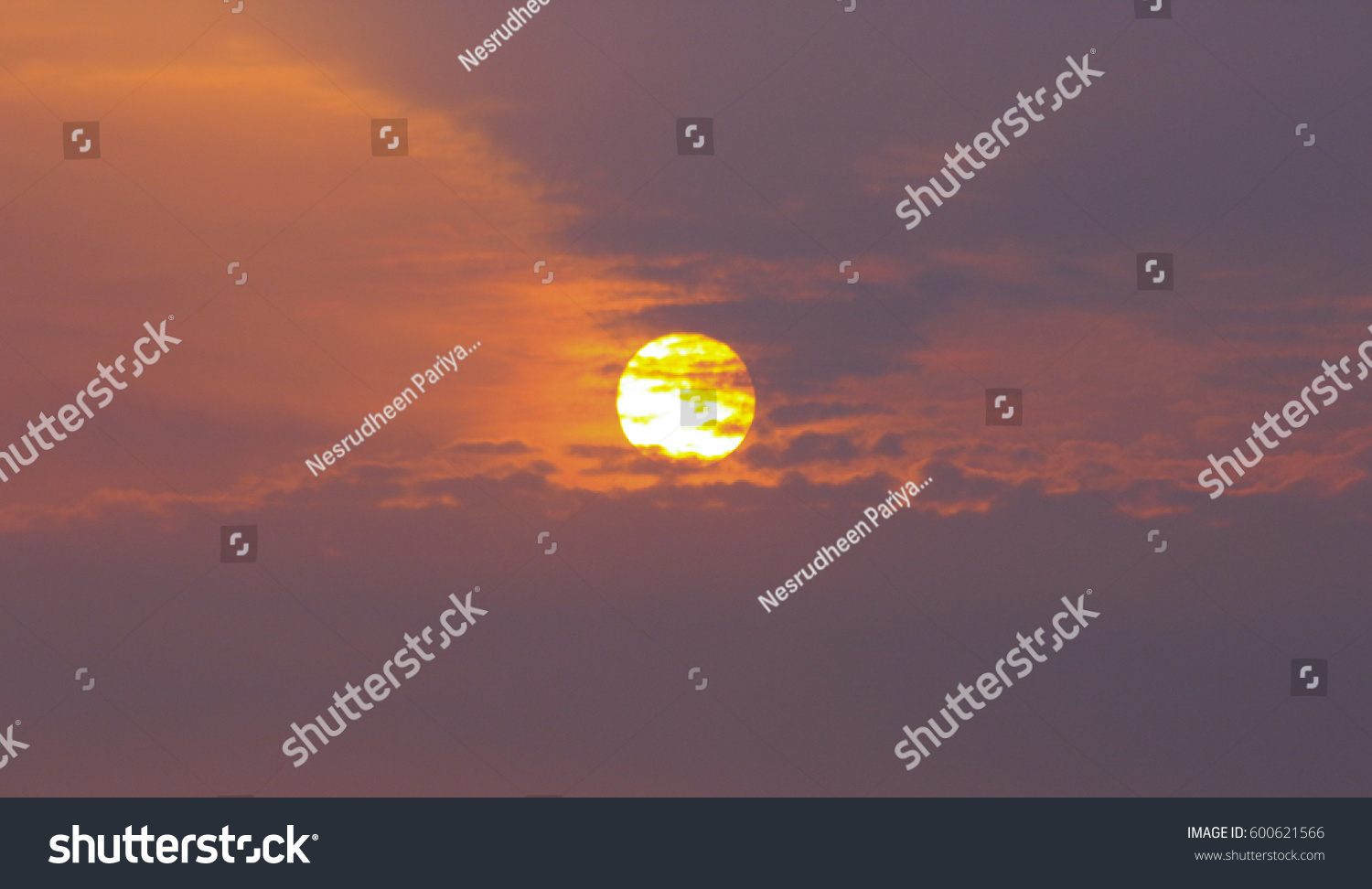 sunrise with clouds #600621566