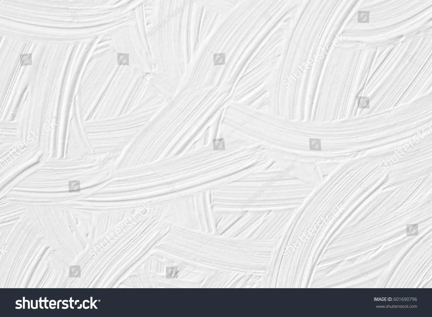 White paint texture with a pattern of grass and leaves. Background for wallpaper and cards. Wedding look. #601690796