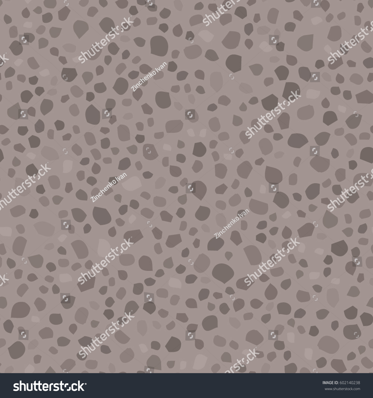 marble or colored gravel vector seamless pattern. #602140238
