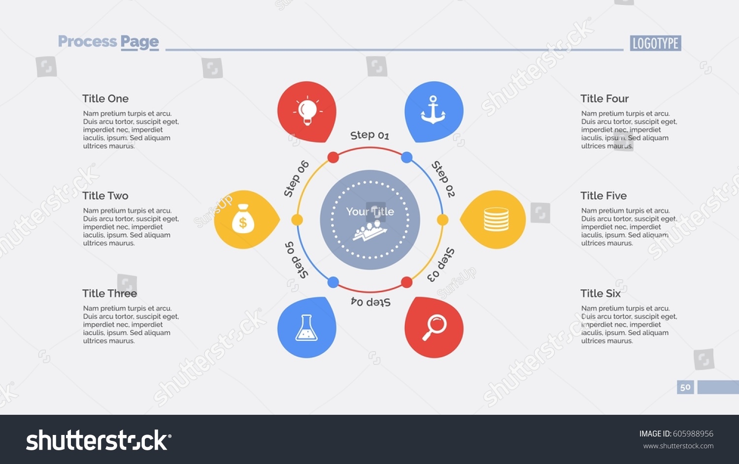 Options around Main Point Slide Template - Royalty Free Stock Vector ...