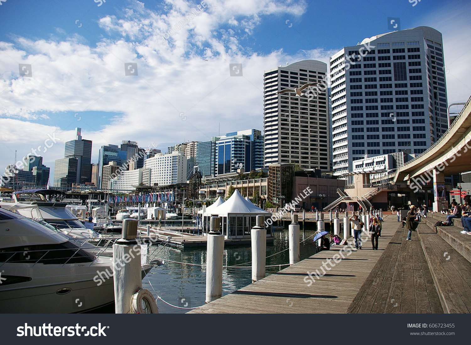 darling harbour at Sydney, NSW Australia #606723455