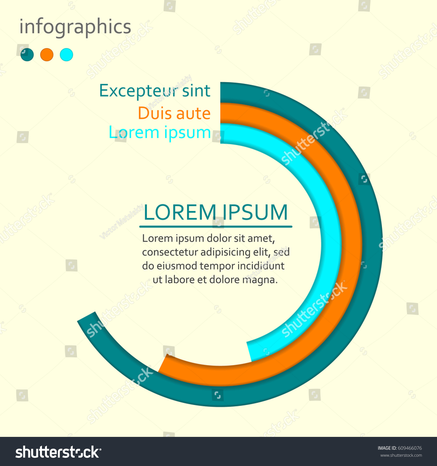 Diagram Round Chart Or Graph Template Circle Royalty Free Stock